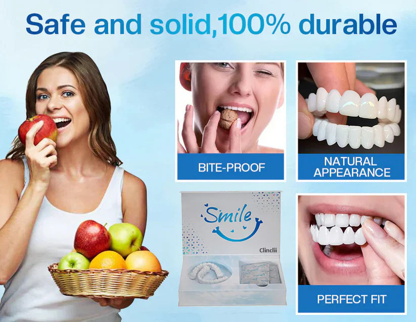 Official Store | Clinclii Moldable Dentures🧑🏽⚕️Obtain American Dental Association (ADA) Certification ✅