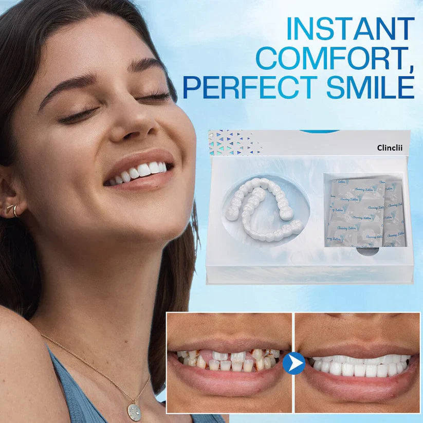 Official Store | Clinclii Moldable Dentures🧑🏽⚕️Obtain American Dental Association (ADA) Certification ✅