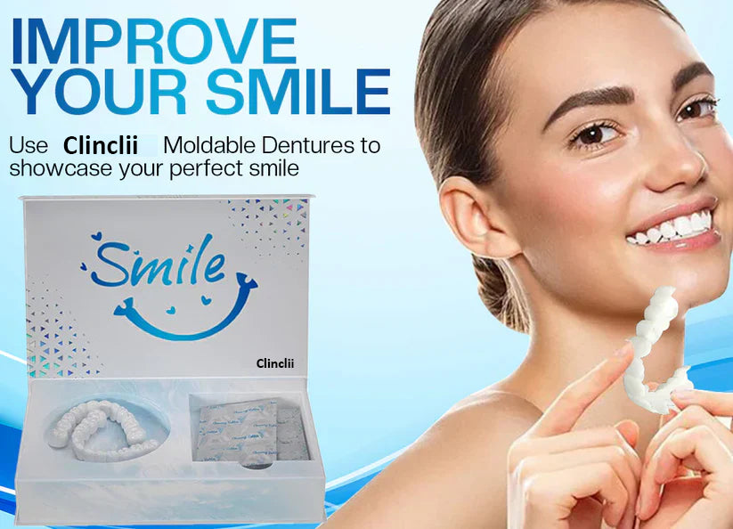 Official Store | Clinclii Moldable Dentures🧑🏽⚕️Obtain American Dental Association (ADA) Certification ✅