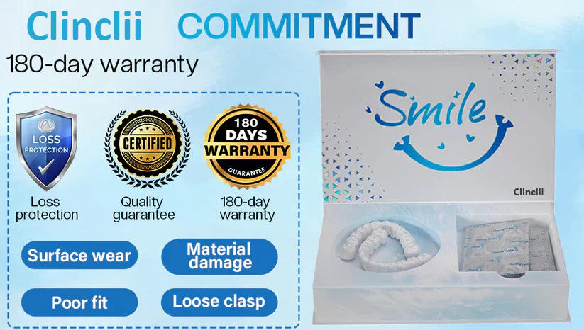 Official Store | Clinclii Moldable Dentures🧑🏽⚕️Obtain American Dental Association (ADA) Certification ✅