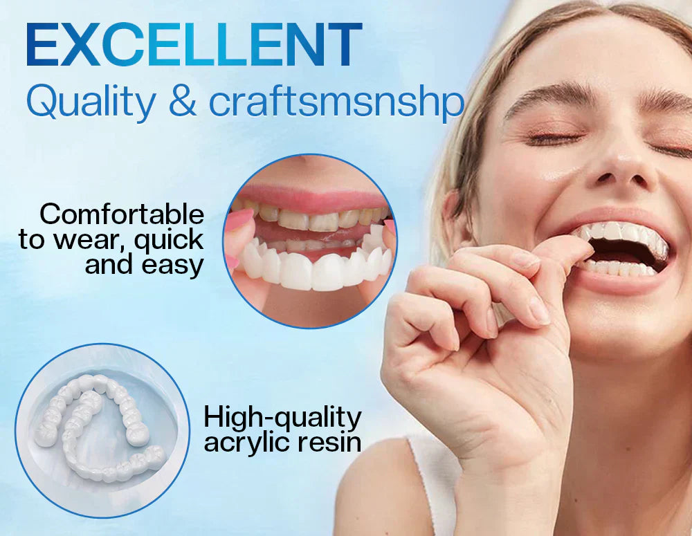 Official Store | Clinclii Moldable Dentures🧑🏽⚕️Obtain American Dental Association (ADA) Certification ✅