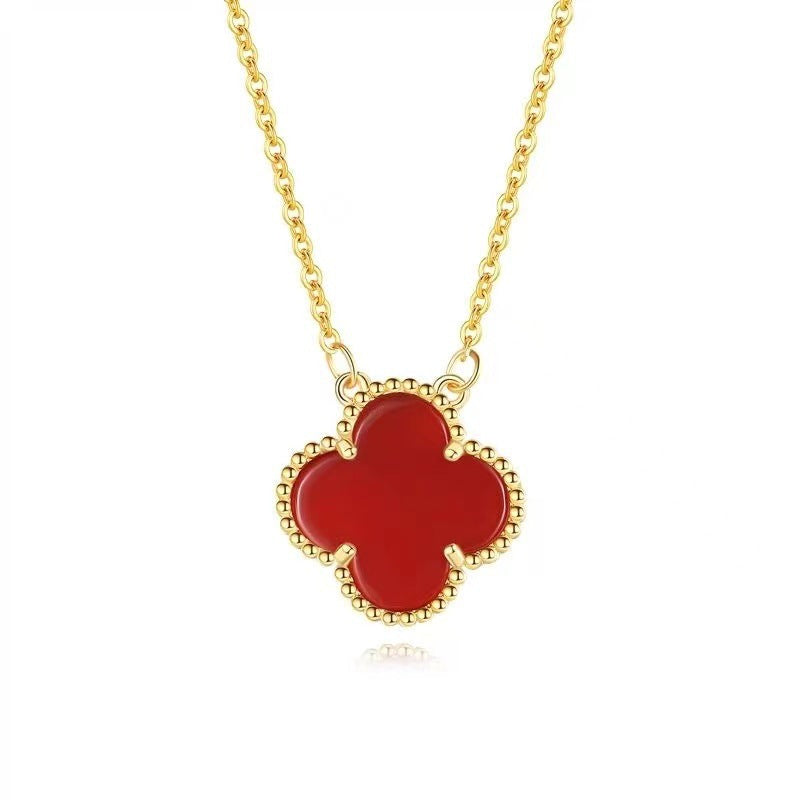 Four-leaf clover necklace