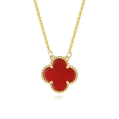 Four-leaf clover necklace