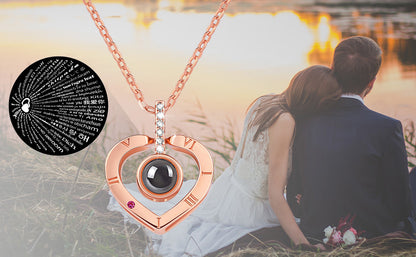 Heart-shaped charm pendant