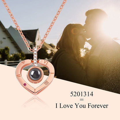 Heart-shaped charm pendant