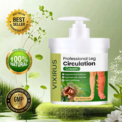 ✨Vixirus™ Professional Leg Circulation Cream Advanced Botanical Formula for Light Comfortable Legs🦵