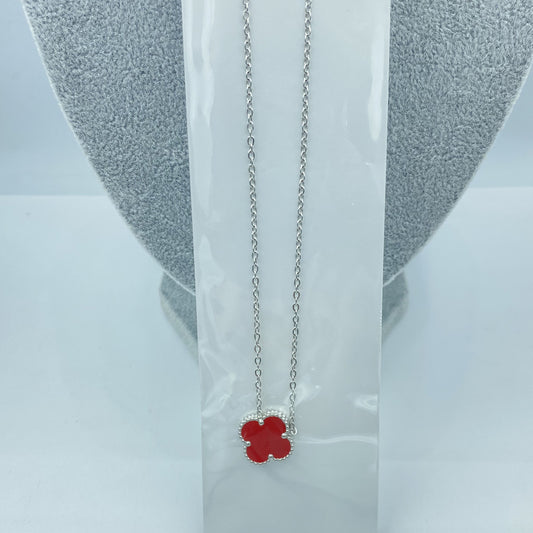 Four-leaf clover necklace
